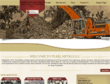 Tablet Screenshot of pearlmetals.com